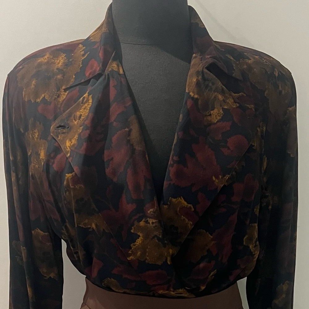 Floral Print Blouse - Multicolor